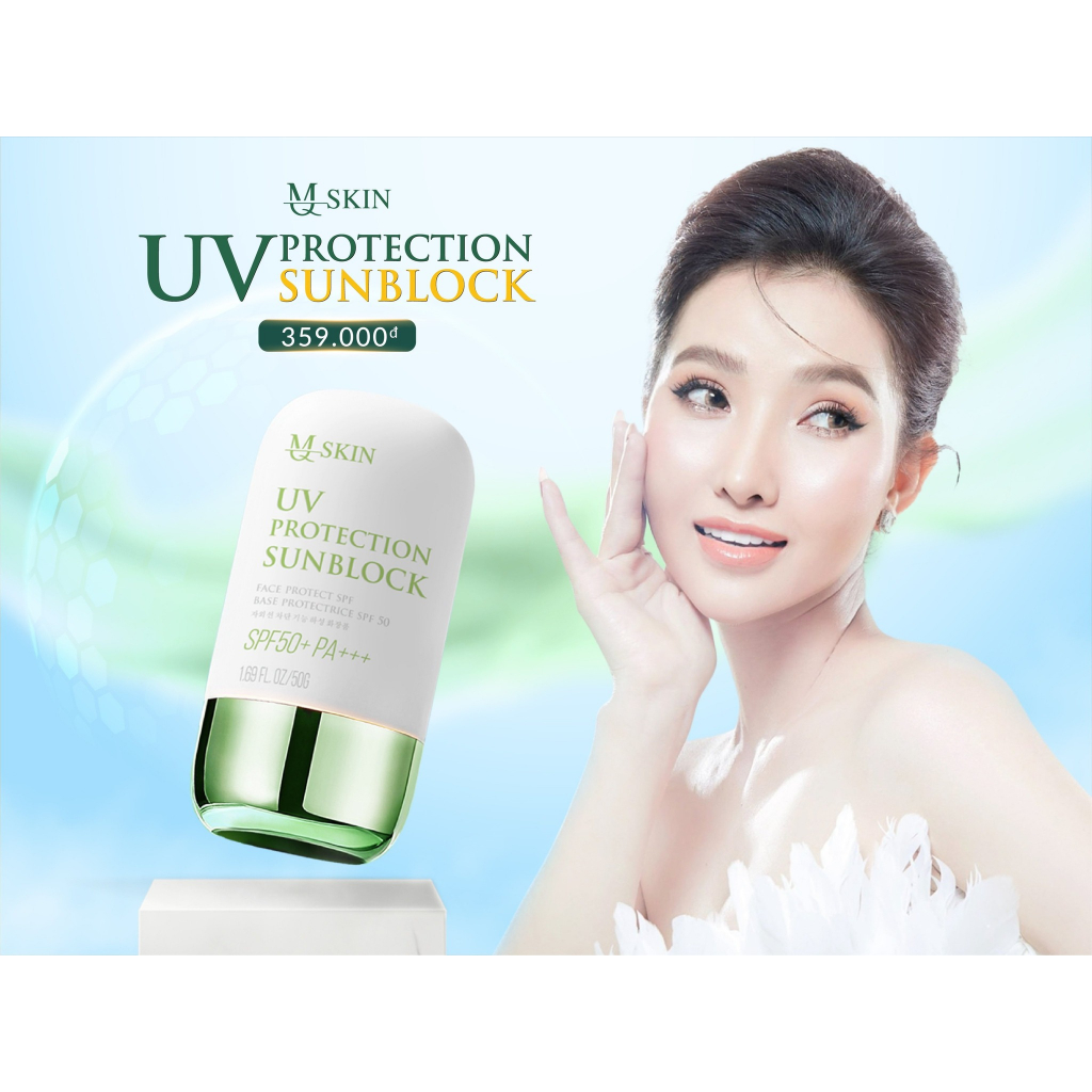 Kem chống nắng MQ SKIN SPF50+PA+++ uv protection sunblock 50g