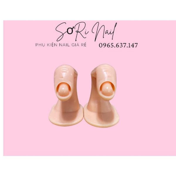 Ngón Tay Giả Học Làm Nail, Tập Vẽ Gel Đắp Móng Chuyên Dụng