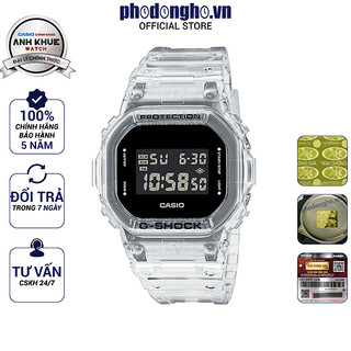 Đồng hồ nam dây nhựa G-SHOCK chính hãng Casio Anh Khuê DW-5600SKE-7DR
