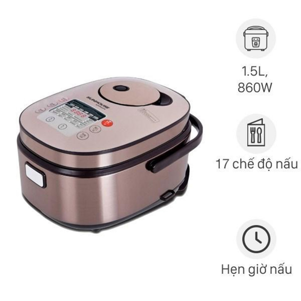 Nồi cơm điện cao tần Sunhouse Mama 1.5 lít SHD8955