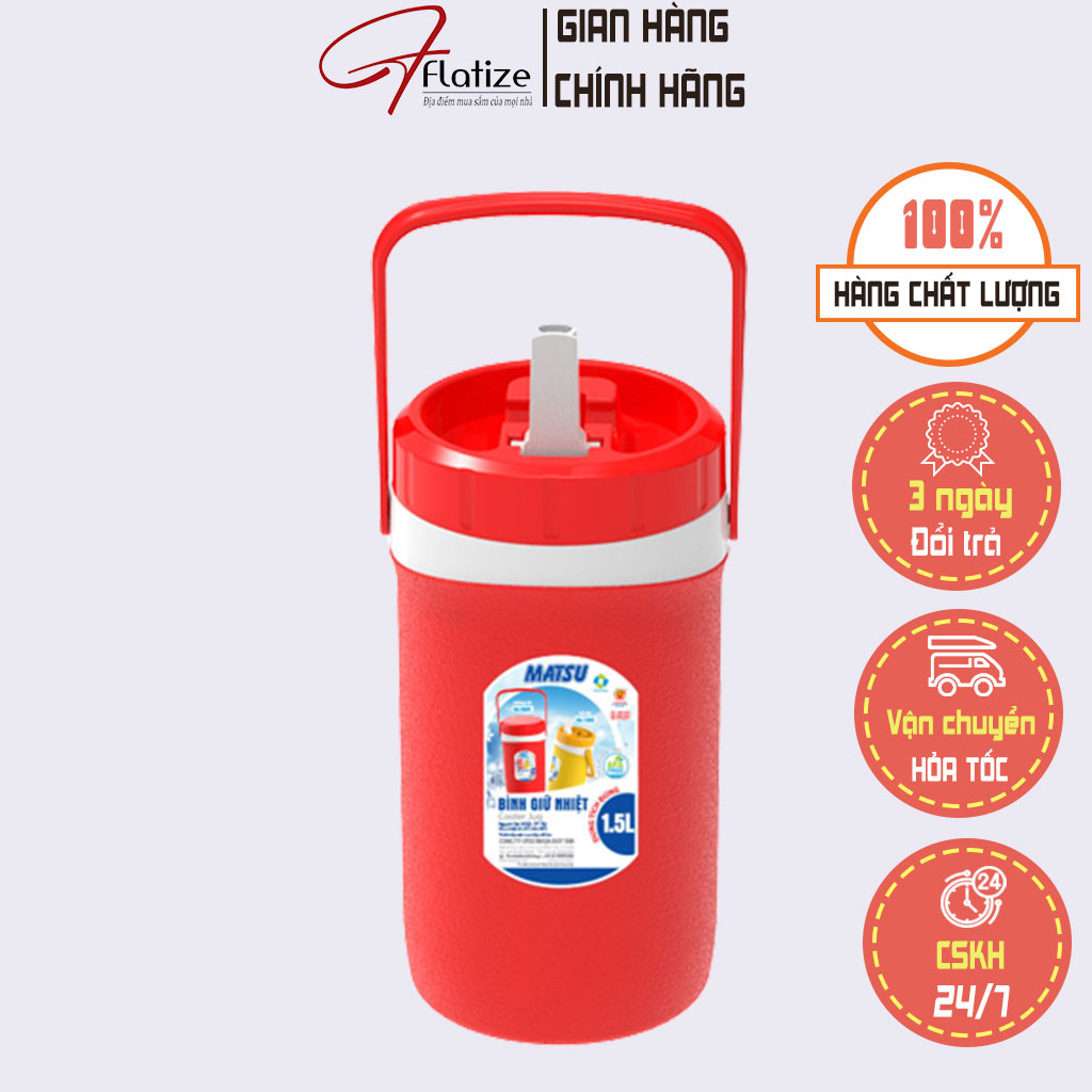 Bình Giữ Nhiệt Duy Tân, bình đá giữ nhiệt Có Vòi Matsu 2L, 3L, 4L - FLATIZE