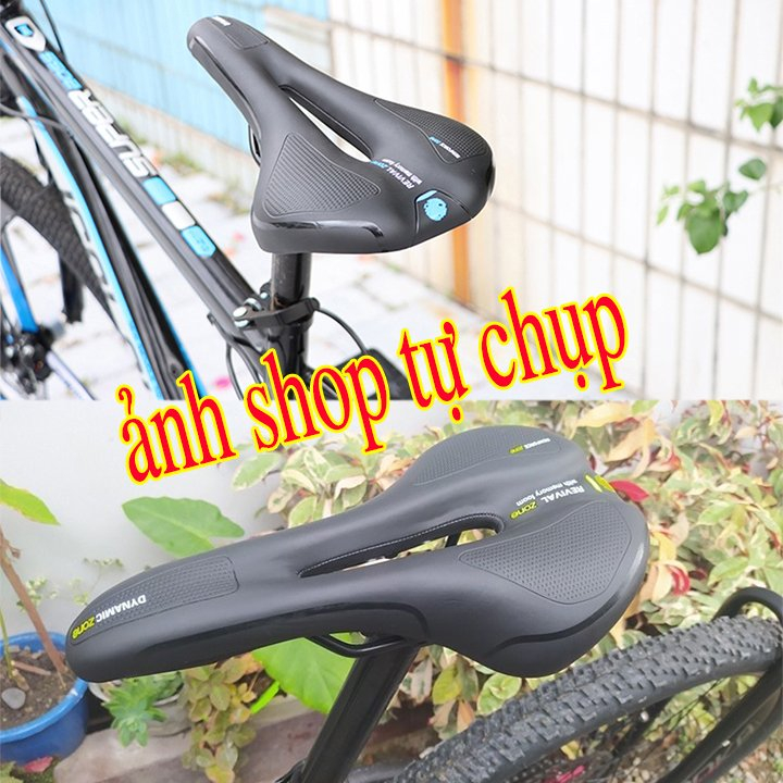 Yên xe đạp thể thao siêu êm có rãnh thoáng khí chống sóc DYNAMIC ZONE