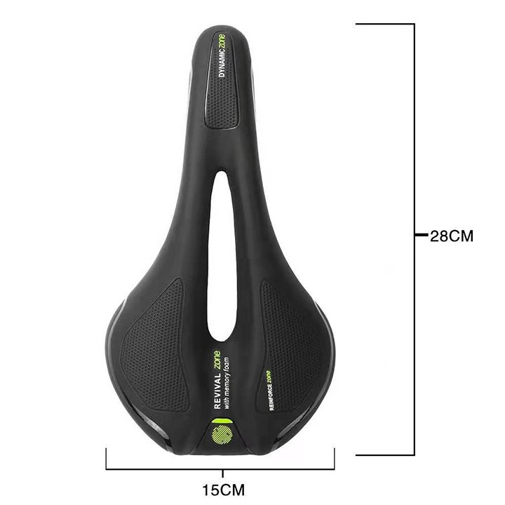 Yên xe đạp thể thao siêu êm có rãnh thoáng khí chống sóc DYNAMIC ZONE