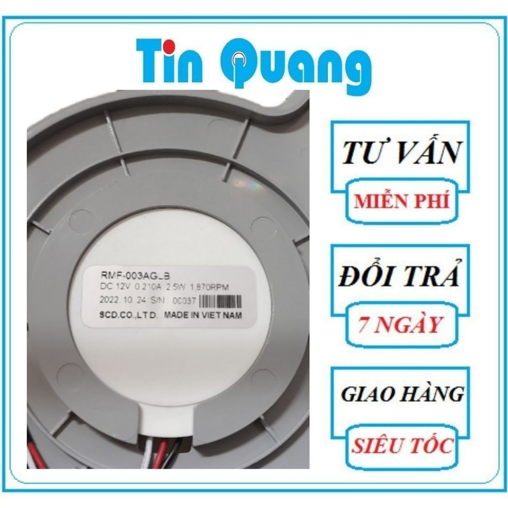 Quạt tủ lạnh Samsung tròn 3 dây 12V