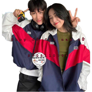 Áo khoác đôi cao cấp áo khoác dù nam nữ unisex vải đẹp 2 lớp dày dặn