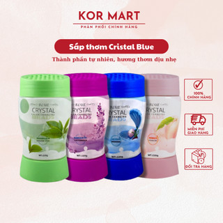 SIÊU HOT Sáp thơm Cristal Blue 220g hương ocean có đèn led thành phần tự nhiên, hương thơm ngất ngây
