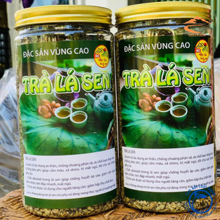 Trà lá sen non cuộn, sấy lạnh giảm cân thượng hạng, đặc sản trà lá sen, chè lá sen vo viên, sao vàng