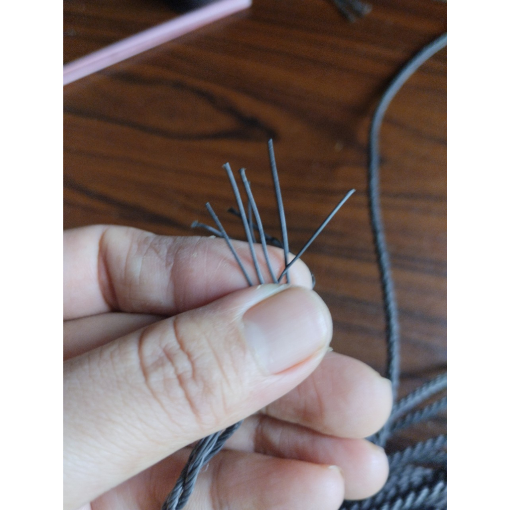 1kg  Dây cước nông nghiệp, dây buộc giàn leo màu đen, dây thừng, dây gân