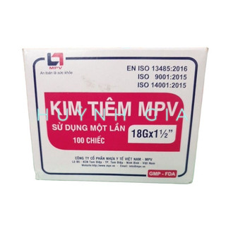 Kim tiêm 18g mpv hộp 100 chiếc