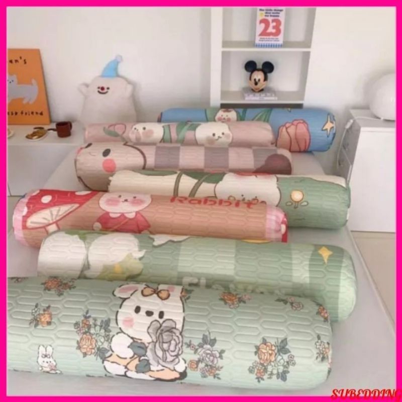 Vỏ gối ôm cao su non cao cấp có khóa kéo chất mềm mát dày dặn kích thước 35cm*110cm
