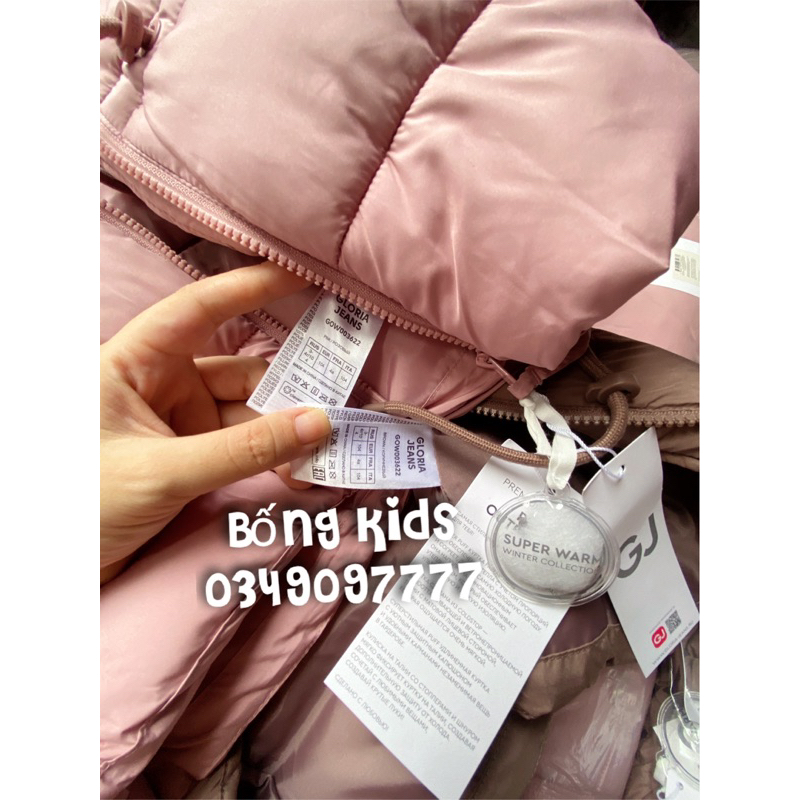 Áo Parka Phao Bé Gái Siêu Mềm GÊ