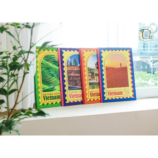LINOTE vở kẻ ngang 80-120-200 trang Phong cảnh VIETNAM, giấy 60gsm, KT 17,5x25cm, vở ghi chép học sinh, tập sinh viên