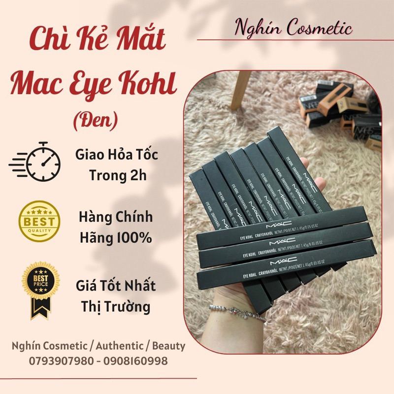 MAC Chì Kẻ Mắt Màu MAC EYE KOHL/KOHL POWER EYE PENCIL 1.45g Chính Hãng