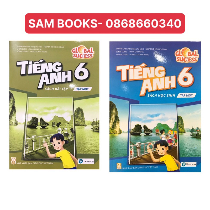 Tiếng Anh 6 GS global success trọn bộ 4q bán kèm bút chì ROCO 2B 5k