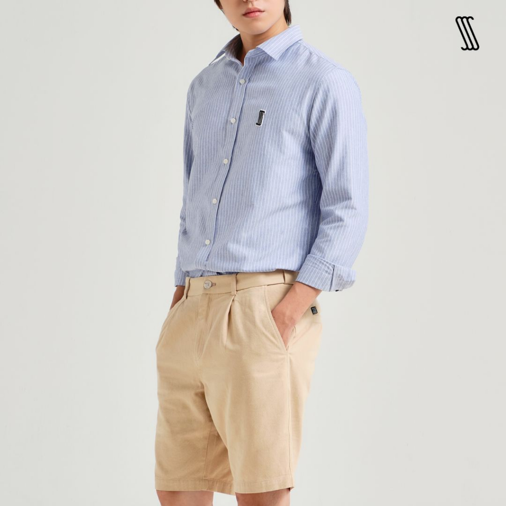 Áo sơ mi kẻ nam SSSTUTTER dáng regular đứng form 2 màu OXFORD CLASSIC SHIRT