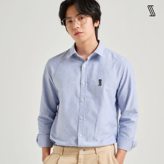 Áo sơ mi kẻ nam SSSTUTTER dáng regular đứng form 2 màu OXFORD CLASSIC SHIRT