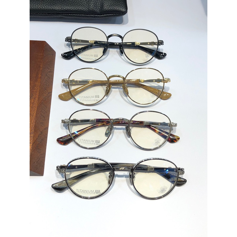 Kính mắt Chrome hearts CH8073 vintage hoạ tiết sang trọng fullbox