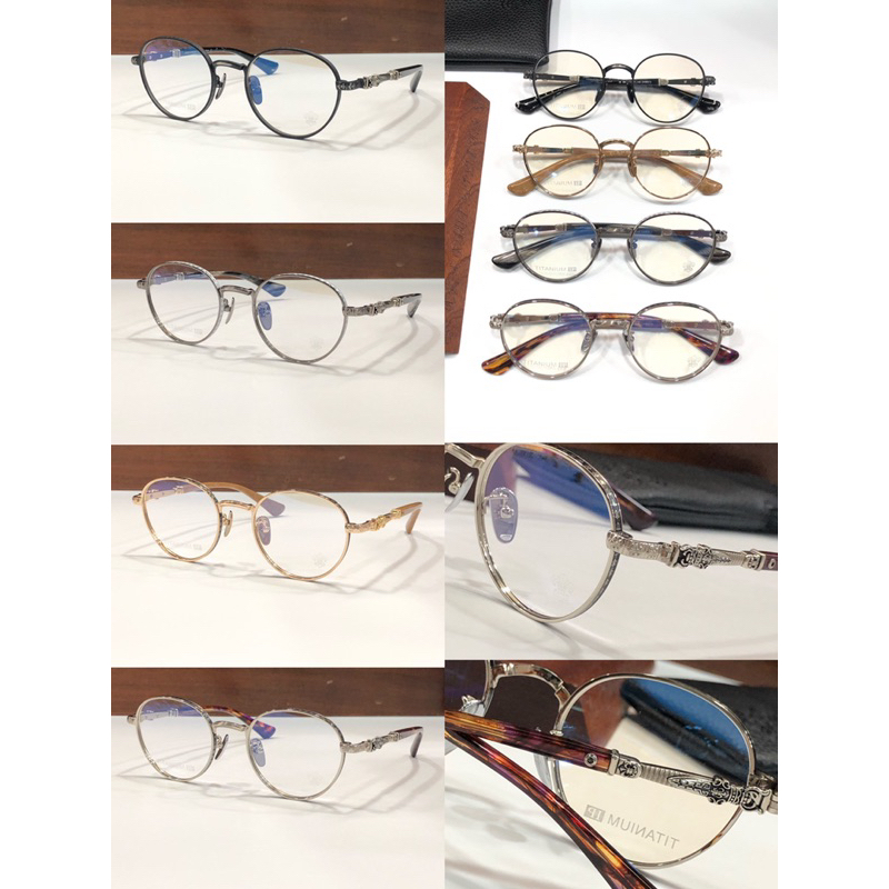 Kính mắt Chrome hearts CH8073 vintage hoạ tiết sang trọng fullbox