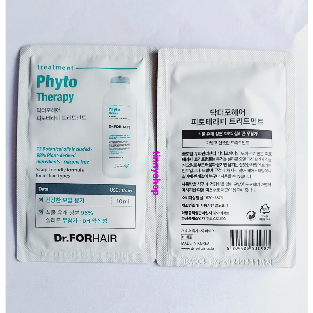 Dầu Gội Chăm Sóc Da Đầu Toàn Diện Dr.FORHAIR Folligen Original 10ml