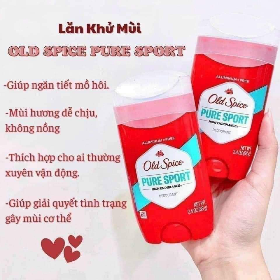 LĂN KHỬ MÙI OLD SPICE PURE SPORT