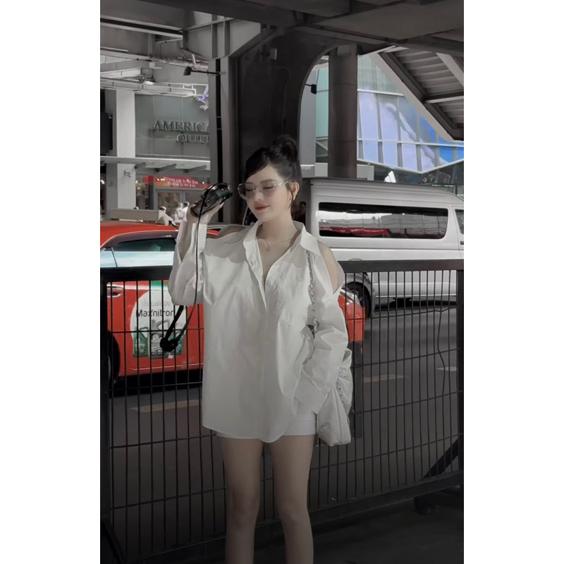 Áo Sơmi Khoét Vai Chuẩn MPB