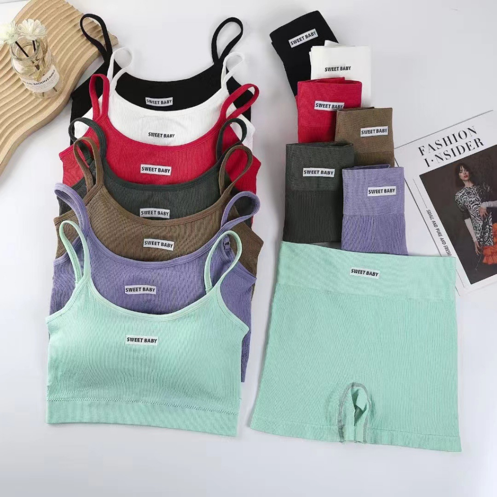 Set Bộ Tập Gym Yoga Erobic Co Dãn Đa Chiều Dây Đan Lưng Tôn Dáng Siêu Sexy 341