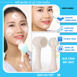 Cọ rửa mặt xuất nhật 2 đầu siêu sạch