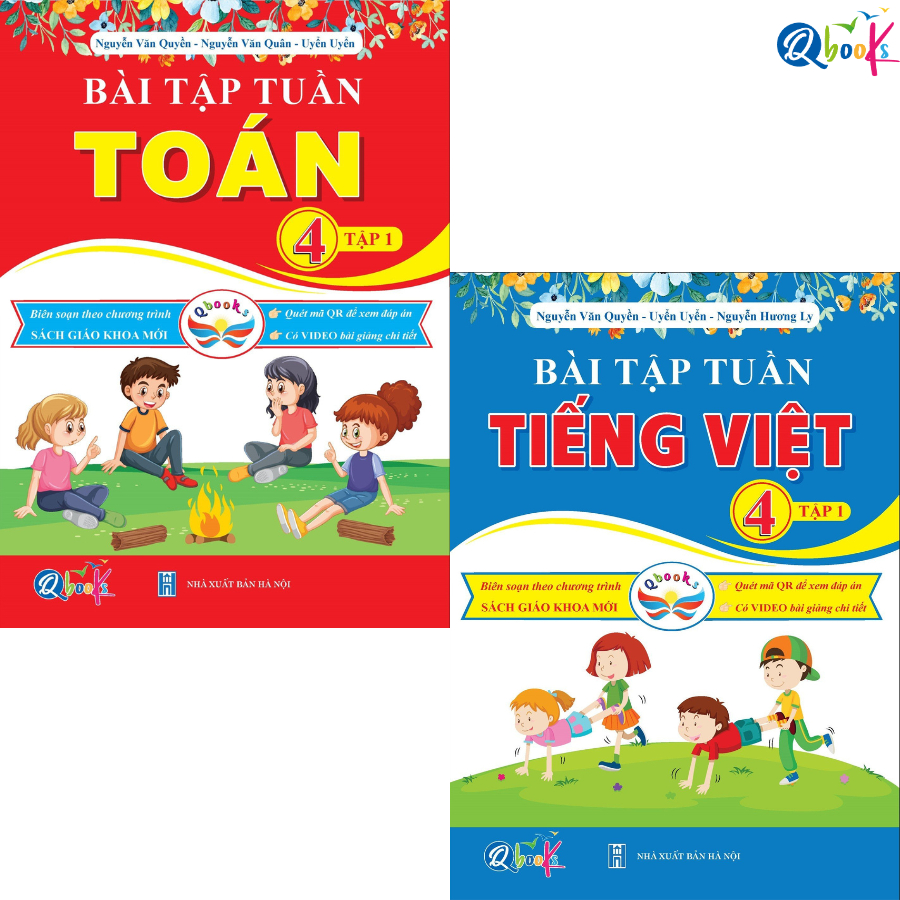 Sách - Combo Bài Tập Tuần Toán và Tiếng Việt Lớp 4 - Tập 1 - Cánh Diều (2 cuốn)