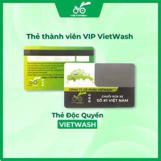 Thẻ thành viên VIP Vietwash dịch vụ rửa ngoài xe máy