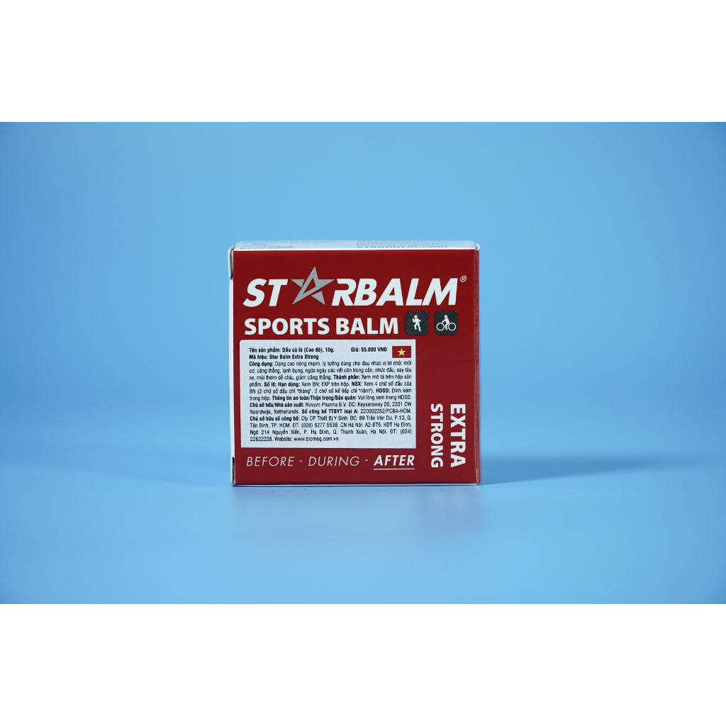 Cao xoa bóp đỏ nóng lạnh StarBalm Sport Balm 10g - After làm nóng, giảm bầm tím, tan bầm, nhức mõi