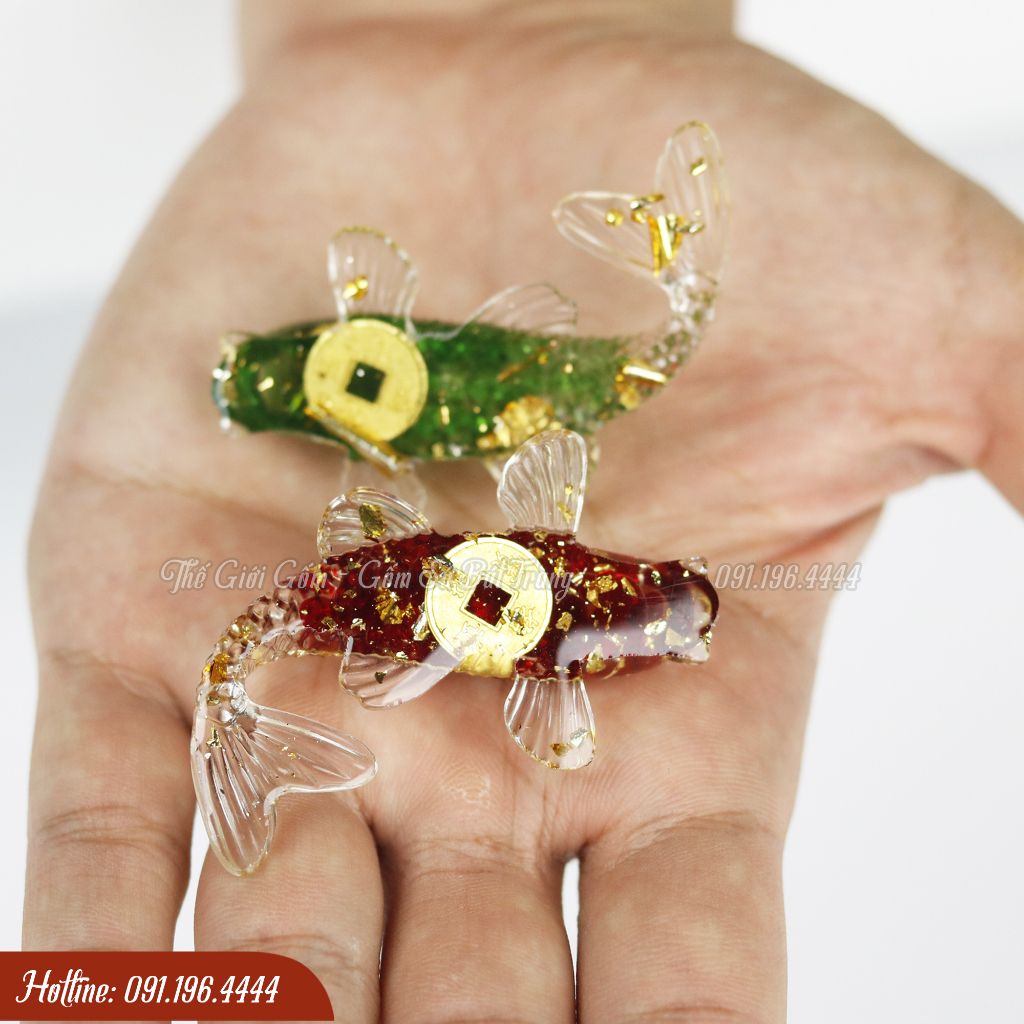 Cá Koi phong thủy  - Cá koi đá thạch anh thả bát thả hoa, cá koi thả bát minh đường tụ thủy