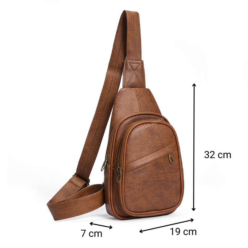 Túi đeo chéo nam Zenka chất lượng cao phong cách sang trọng và lịch lãm