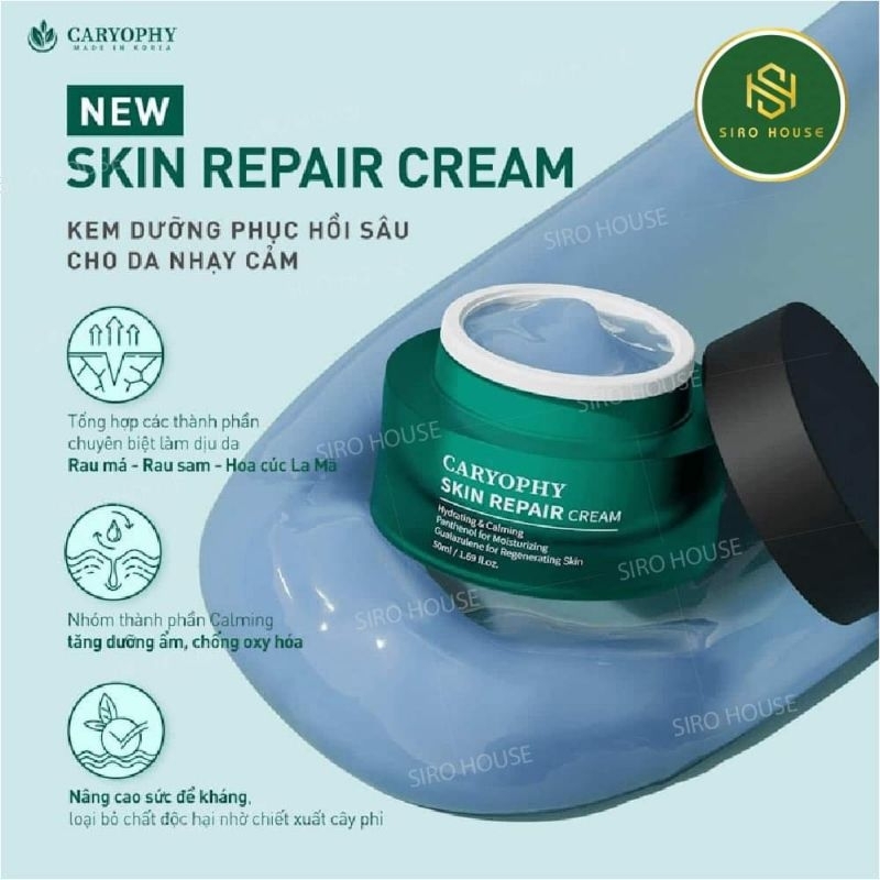 Kem dưỡng phục hồi da Repair Caryophy