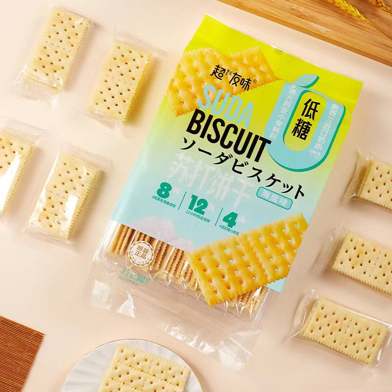 Bánh quy ít đường, ăn kiêng SUDA YOMAN gói 360gr