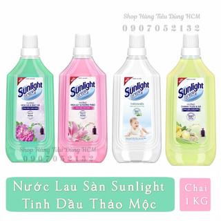 [ĐỦ HƯƠNG] Nước lau sàn Sunlight hương hoa thiên nhiên 1L