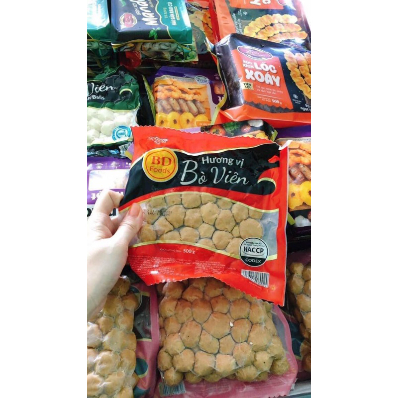 Cá viên, tôm viên, bò viên, voeen rau củ