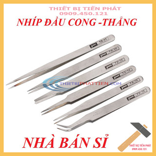(GIÁ HỦY DIỆT) NHÍP GẮP ĐẦU CONG TS15 - ĐẦU THẲNG TS10 (CHÍNH HÃNG GOOI)