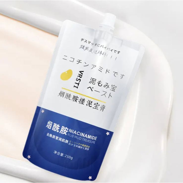 VRSTI - Gel tẩy tế bào chết kích trắng đào thải hắc tố Vrsti, Gel tẩy tế bào chết, bã nhờn trên da, lấy đi lớp da sần