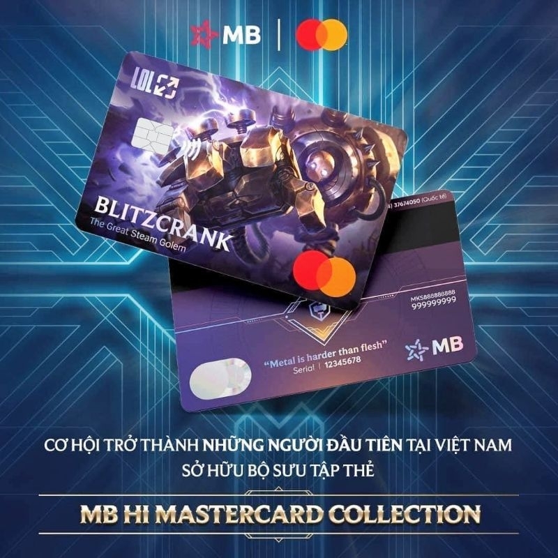 Thẻ Hi Mastercard Collection MB Bank.
