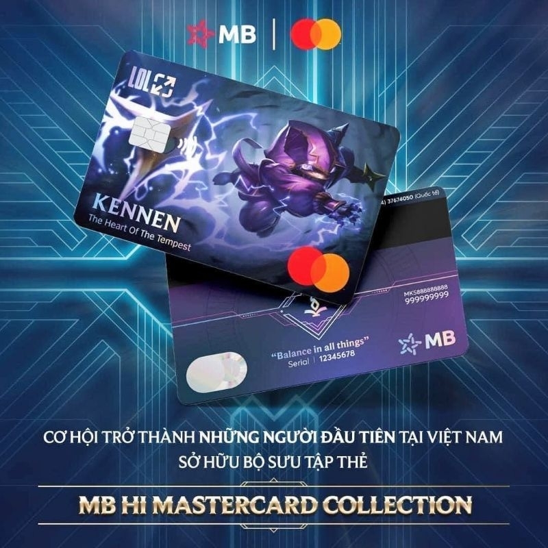 Thẻ Hi Mastercard Collection MB Bank.