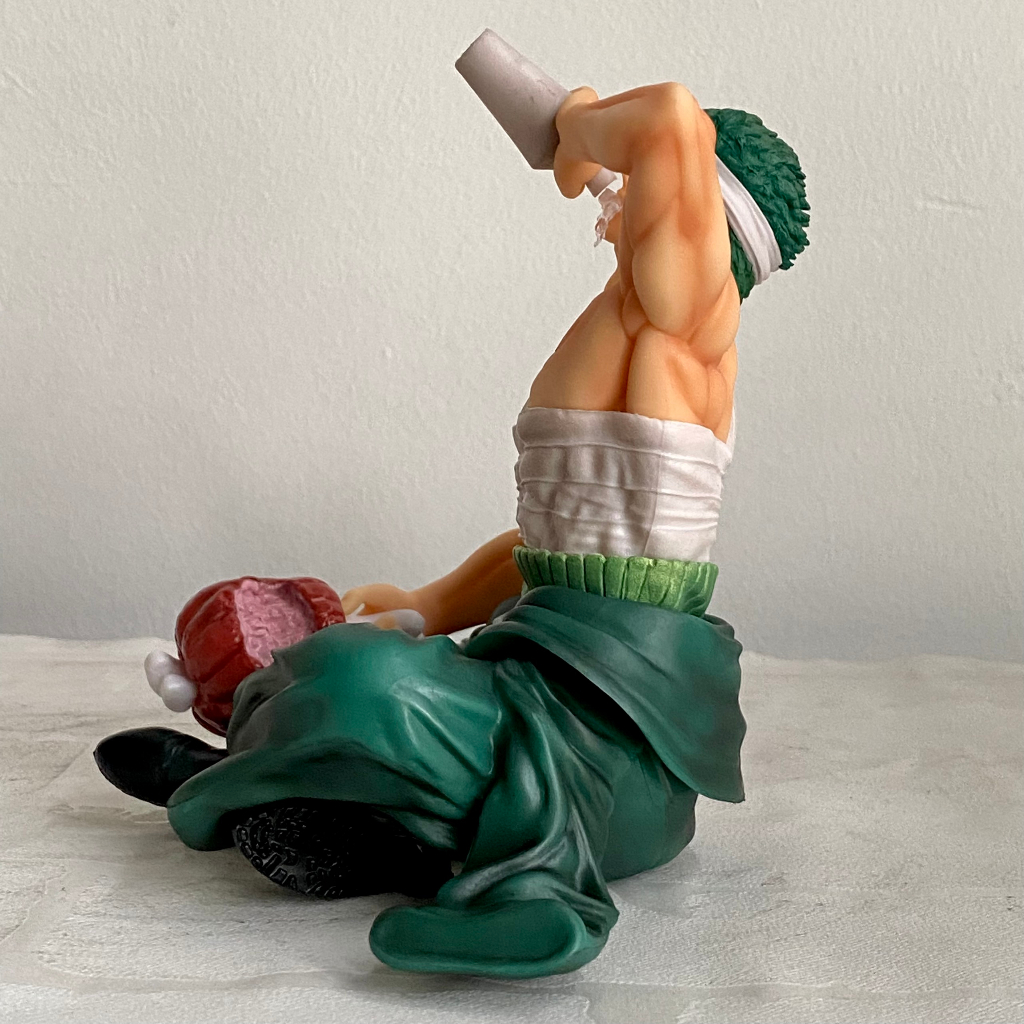 Mô hình Zoro trọng thương dáng ngồi cao 15CM - Mô hình roronoa zoro trọng thương - one piece figure zoro