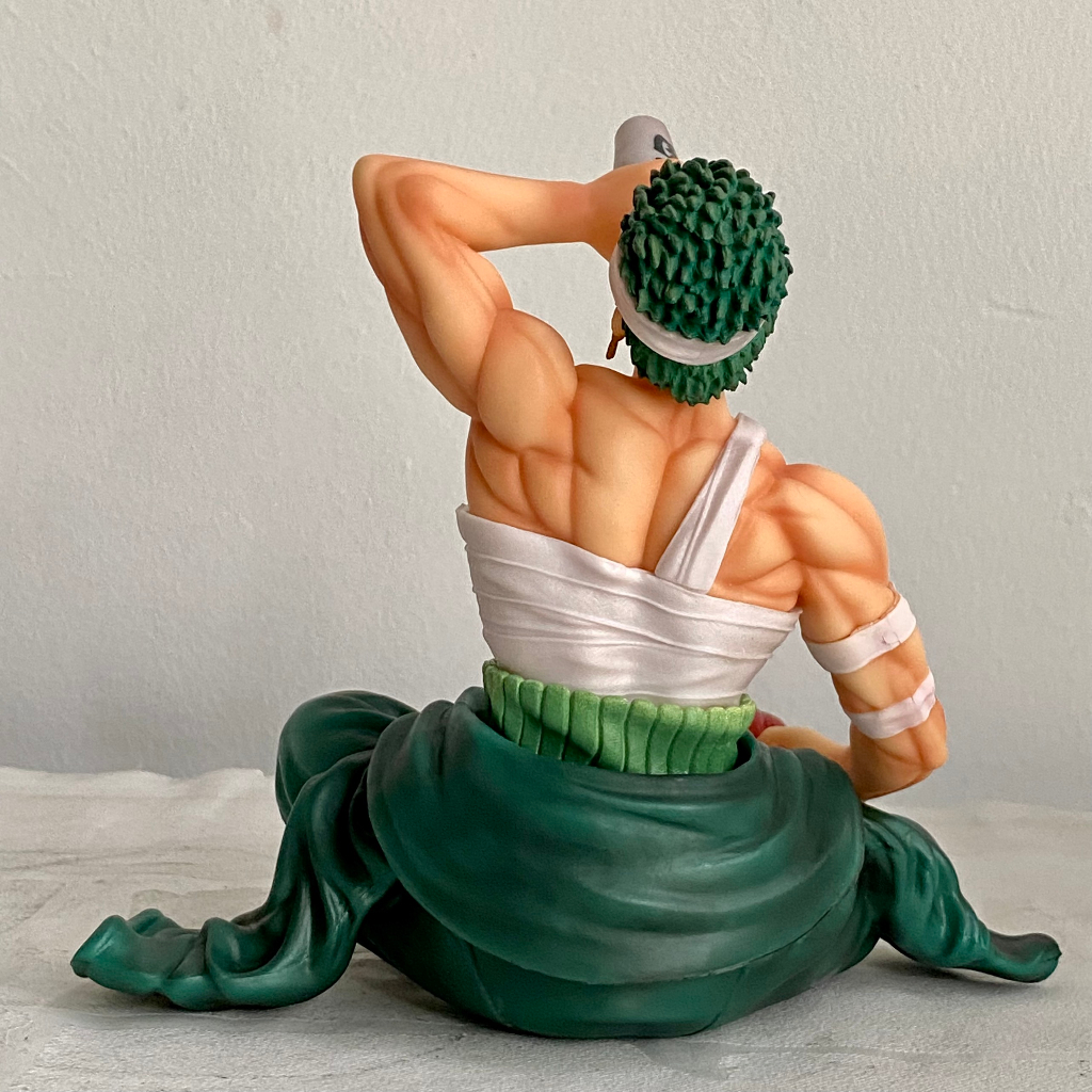 Mô hình Zoro trọng thương dáng ngồi cao 15CM - Mô hình roronoa zoro trọng thương - one piece figure zoro