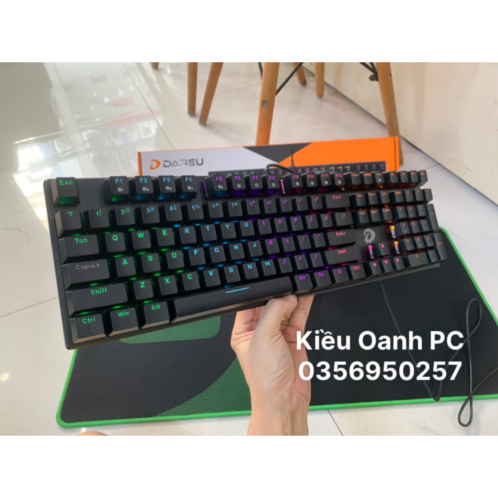 Bàn phím cơ Gaming Dareu EK810 Multi Led Brown/Blue/Red Switch
