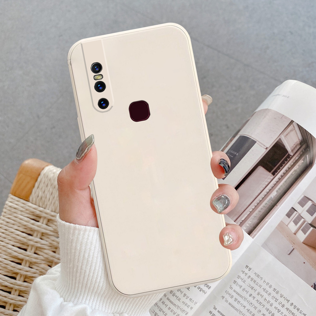 Ốp lưng Vivo V15, Vivo 1819 silicon mềm viền vuông bảo vệ máy
