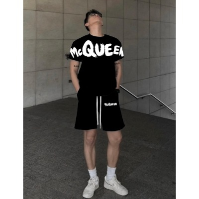 Bộ Thể Thao Nam Nữ MC QUEEN In Chữ Full Tay