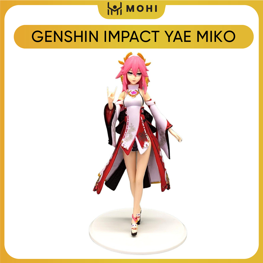 Mô Hình Genshin Impact YAE MIKO Cao 19cm, nặng 150 gram - Figure Genshin Impact - Có Hộp màu