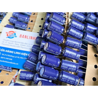 [Combo 10 chiếc] Tụ điện AiSHi 220uF 50V kích thước 10x16mm (chính hãng)