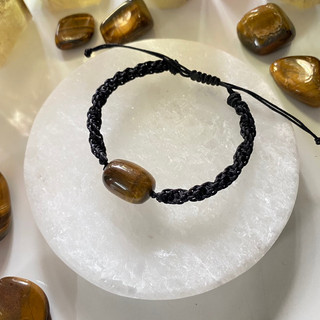 Vòng tay Lu Thống đá Mắt Hổ (Tiger Eye)