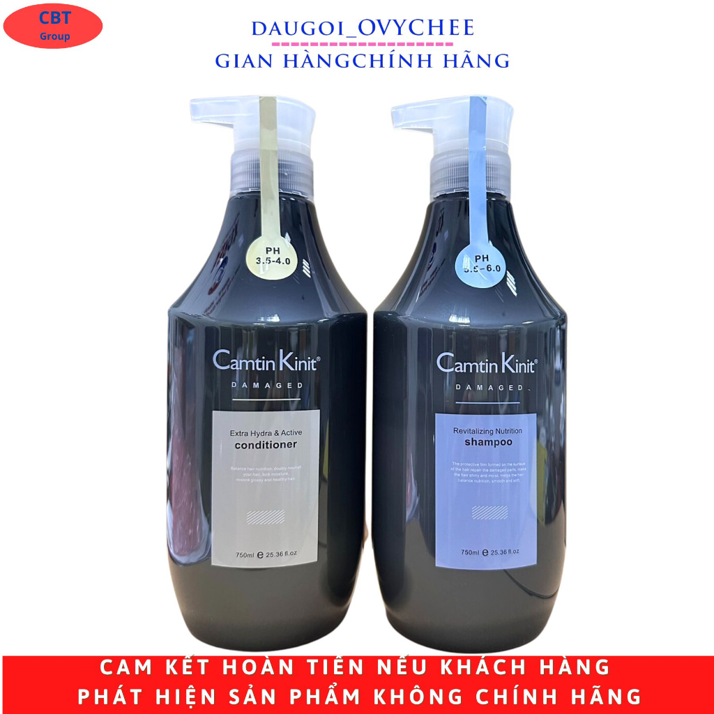 Dầu Gội Dầu Xả Camtin Kinit 6 Trong 1 Kiềm Dầu, Siêu Phục Hồi, Dưỡng Ẩm, Mềm Mượt, Thải Độc, Chống Rụng Tóc Thơm Nước Hoa