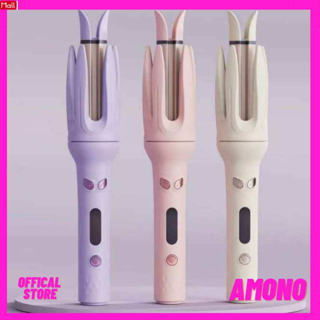 Máy uốn tóc xoăn tự động làm xoăn trục sóng chất liệu gốm sứ đường kính uốn 32mm, giữ nếp lâu, bảo vệ tóc